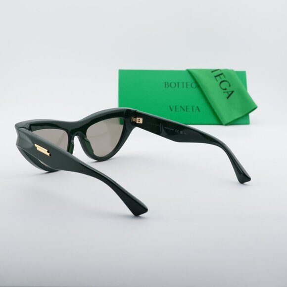 Bottega Veneta BV1220S 004 Cat Eye Sunglasses - Green - Picture 10 of 10